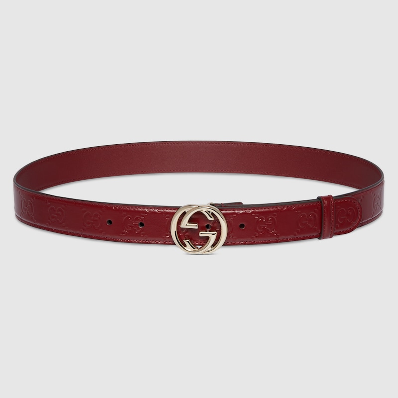 Belt with Interlocking G buckle - Image 1